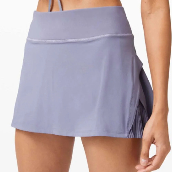 Lululemon Play Off The Pleats Skirt *13" Peri Purple size 6 - Picture 3 of 12